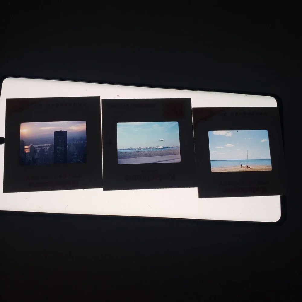 Kodak Color Slides Vintage 17pc Lot 35mm Kodachrome Transparencies Travel Box